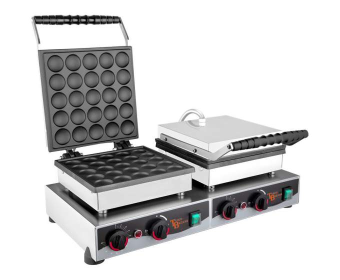 Double Square Model Waffle Machine Electric