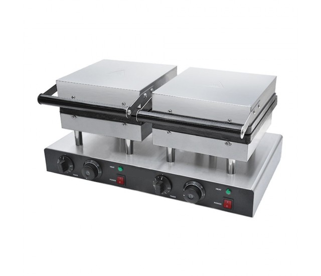 Double Square Model Waffle Machine Electric