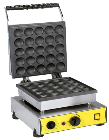 Round Bubble Pancake Machine With Lid Electric