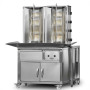 DO1/M077-X4+4 Shawarma Machine at Trolley DO1/M077-X4+4 Shawarma Machine at Trolley