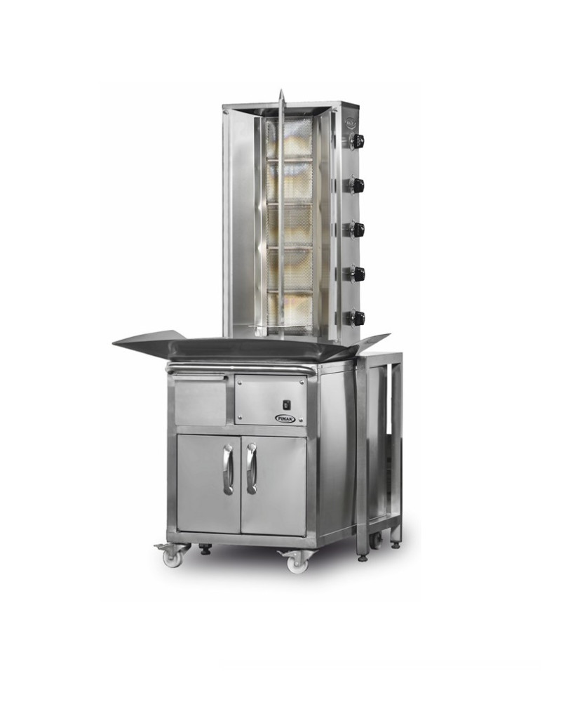 DO8/M077-X5 Shawarma Machine at Trolley