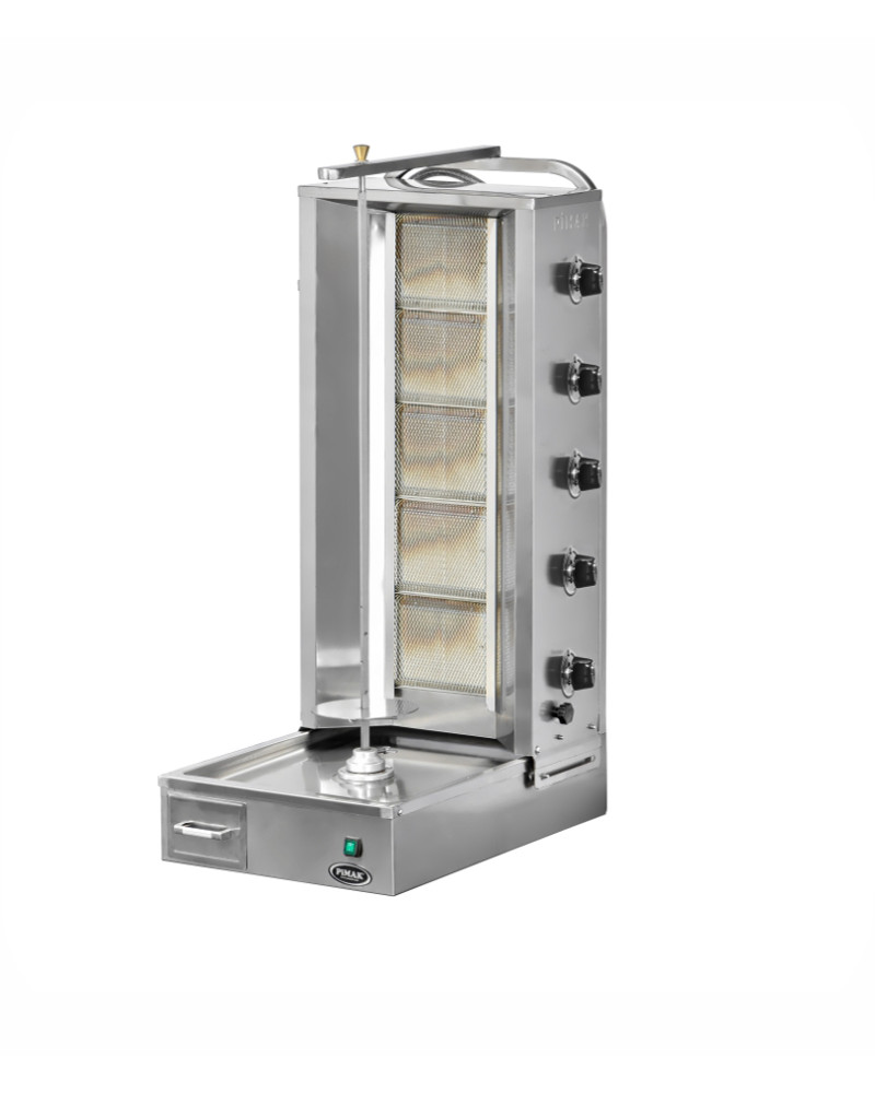 DO8/M77-(5A) Gas Shawarma Machines With Bottom Motor
