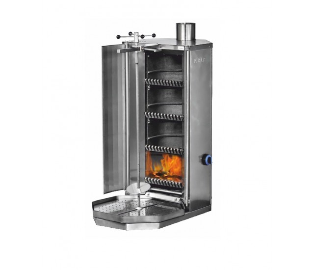 M077-K4 Charcoal Heated Shawarma Machine
