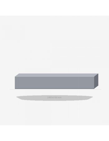 Floor plinth 2400*100 GRAY HG Floor plinth 2400*100 GRAY HG