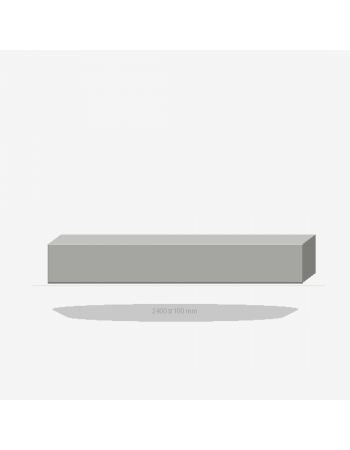 Floor plinth 2400*100 GRAY MAT Floor plinth 2400*100 GRAY MAT