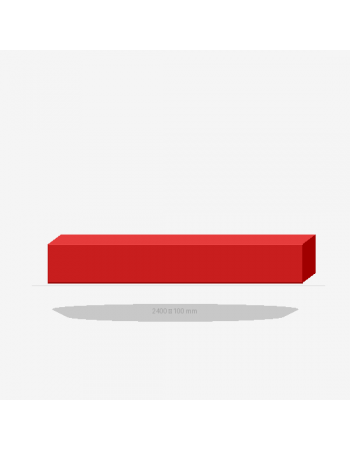 Floor plinth 2400*100 RED HG Floor plinth 2400*100 RED HG
