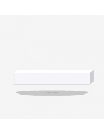 Floor plinth 2400*100 WHITE HG Floor plinth 2400*100 WHITE HG