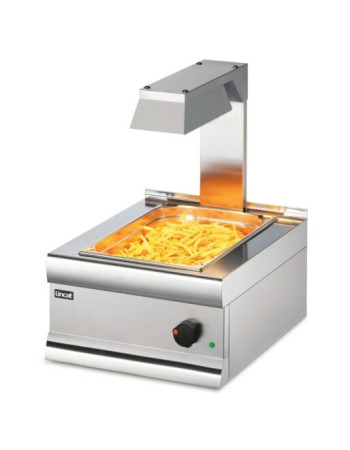 CS4/G - Lincat Silverlink 600 Electric Counter-top Chip Scuttle with Overhead Gantry - W 450 mm - 1.0 kW CS4/G - Lincat Silverlink 600 Electric Counter-top Chip Scuttle with Overhead Gantry - W 450 mm - 1.0 kW