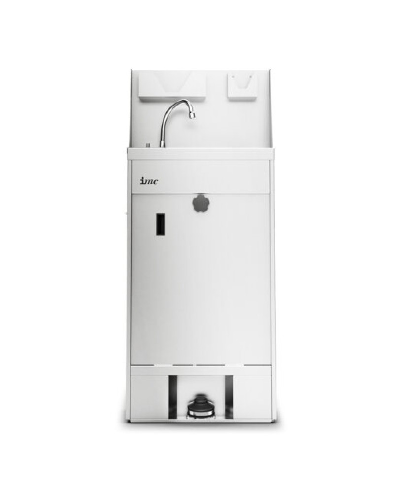 F63/502 - IMC IMClean High Capacity Mobile Hand Wash Station with Splashback, Soap & Paper Towel Holder - W 515mm - 3.0kW F63/502 - IMC IMClean High Capacity Mobile Hand Wash Station with Splashback, Soap & Paper Towel Holder - W 515mm - 3.0kW