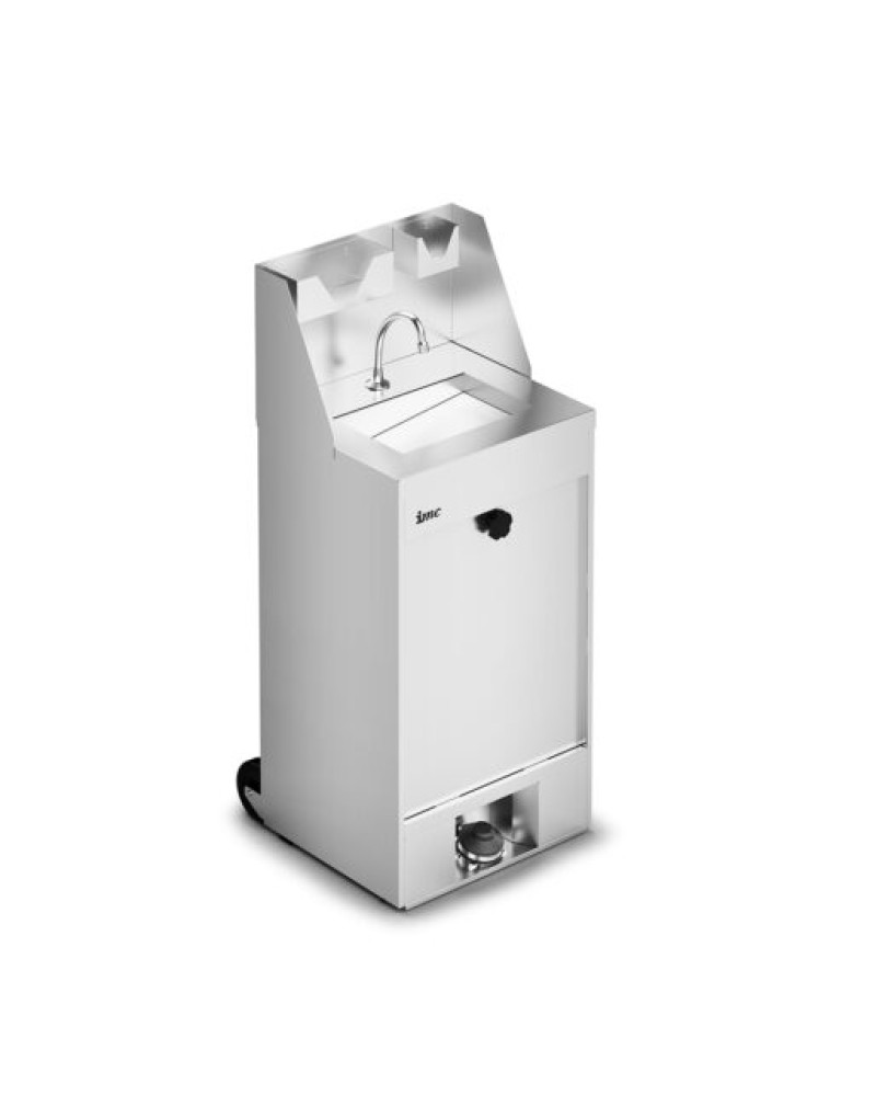F63/503 - IMC IMClean Mobile Hand Wash Station without Heater - inc. S/back, Soap & Paper Towel Holder - W 520 mm F63/503 - IMC IMClean Mobile Hand Wash Station without Heater - inc. S/back, Soap & Paper Towel Holder - W 520 mm