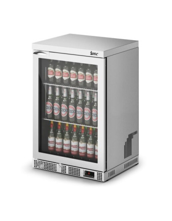 F77/150 - IMC Mistral M60 Bottle Cooler [Front Load] - Glass Door - Stainless Steel Frame - H 900 mm - W 600 mm - 0.225 kW