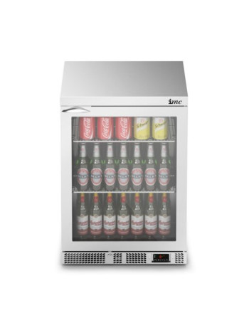 F77/151 - IMC Mistral M60 Bottle Cooler [Front Load] - Glass Door - Stainless Steel Frame - H 850 mm - W 600 mm - 0.225 kW