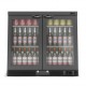 F77/252/B - IMC Mistral M90 Bottle Cooler [Front Load] - Glass Door - Black Painted Frame - H 800 mm - W 900 mm - 0.232 kW