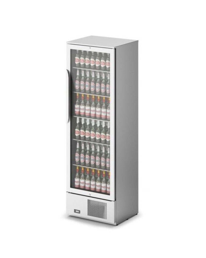 F77/510 - IMC Mistral TC60 Bottle Cooler [Front Load] - Glass Door - Stainless Steel Frame - H 1850 mm - W 600 mm