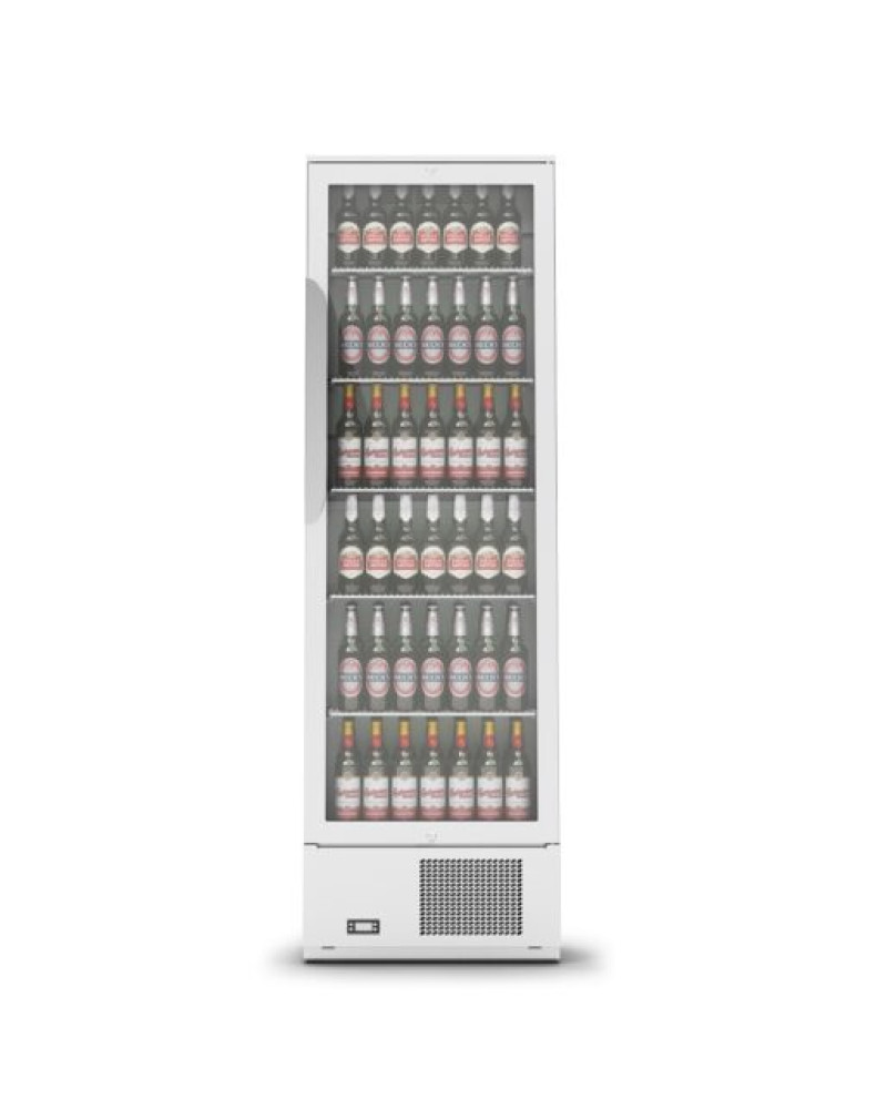 F77/510 - IMC Mistral TC60 Bottle Cooler [Front Load] - Glass Door - Stainless Steel Frame - H 1850 mm - W 600 mm