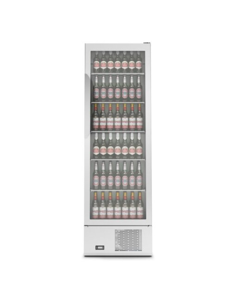 F77/560 - IMC Mistral TC60 Bottle Cooler [Front Load] - Glass Door - Stainless Steel Frame - H 1850 mm - W 600 mm - 0.759 kW