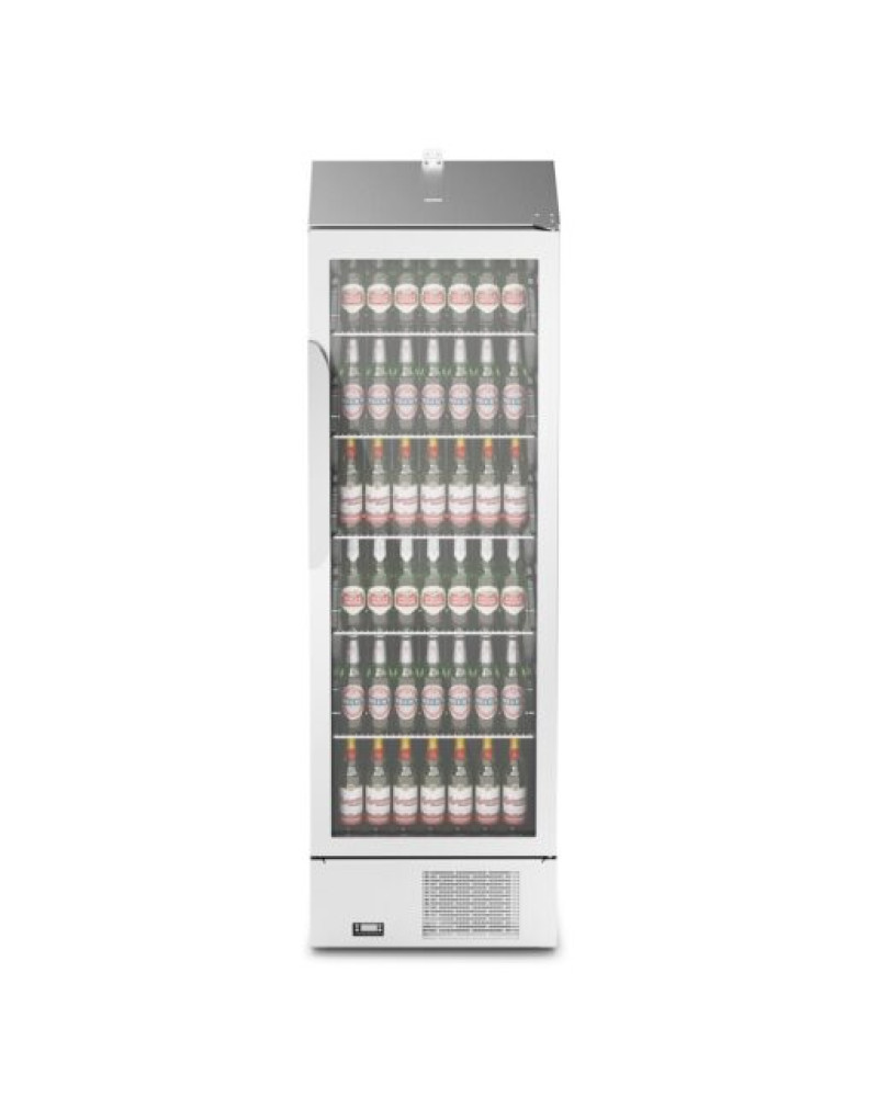F77/560 - IMC Mistral TC60 Bottle Cooler [Front Load] - Glass Door - Stainless Steel Frame - H 1850 mm - W 600 mm - 0.759 kW