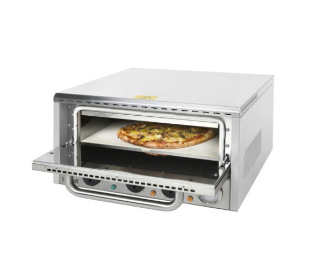 LDPO/S - Lincat Lynx 400 Electric Counter-top Pizza Oven - Single-Deck - Stainless Steel - W 530 mm - 2.2 kW