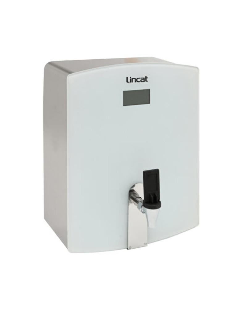 WMB5F/W - Lincat FilterFlow WMB Wall Mounted Automatic Fill Boiler - White Glass - 5L Capacity - 3.0 kW WMB5F/W - Lincat FilterFlow WMB Wall Mounted Automatic Fill Boiler - White Glass - 5L Capacity - 3.0 kW
