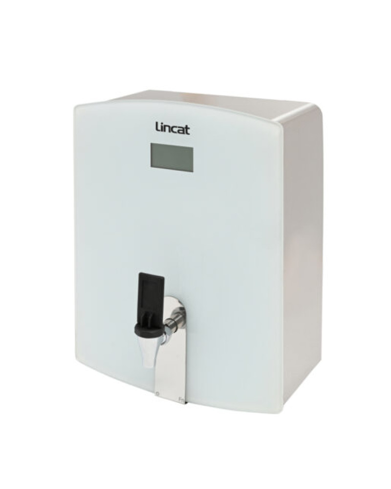 WMB5F/W - Lincat FilterFlow WMB Wall Mounted Automatic Fill Boiler - White Glass - 5L Capacity - 3.0 kW WMB5F/W - Lincat FilterFlow WMB Wall Mounted Automatic Fill Boiler - White Glass - 5L Capacity - 3.0 kW
