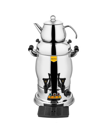 Midi Double Pot Tea Maker - 9L Capacity Electric Samovar for Perfect Tea Brewing Midi Double Pot Tea Maker - 9L Capacity Electric Samovar for Perfect Tea Brewing