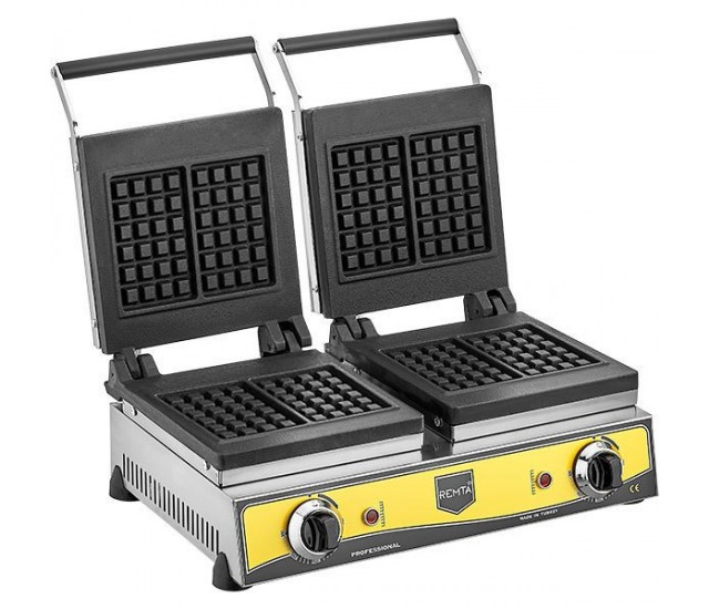 Double Square Model Waffle Machine Electric