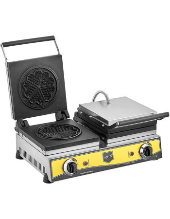 Double Flower Model Waffle Maker Electric 21 cm Diameter Double Flower Model Waffle Maker Electric 21 cm Diameter