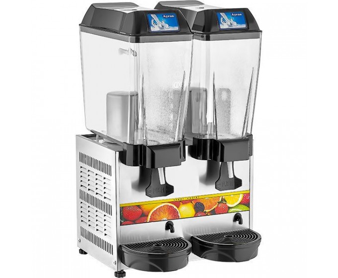 Juice Cooler Double Slush Machine Slushie Ice Drink Maker