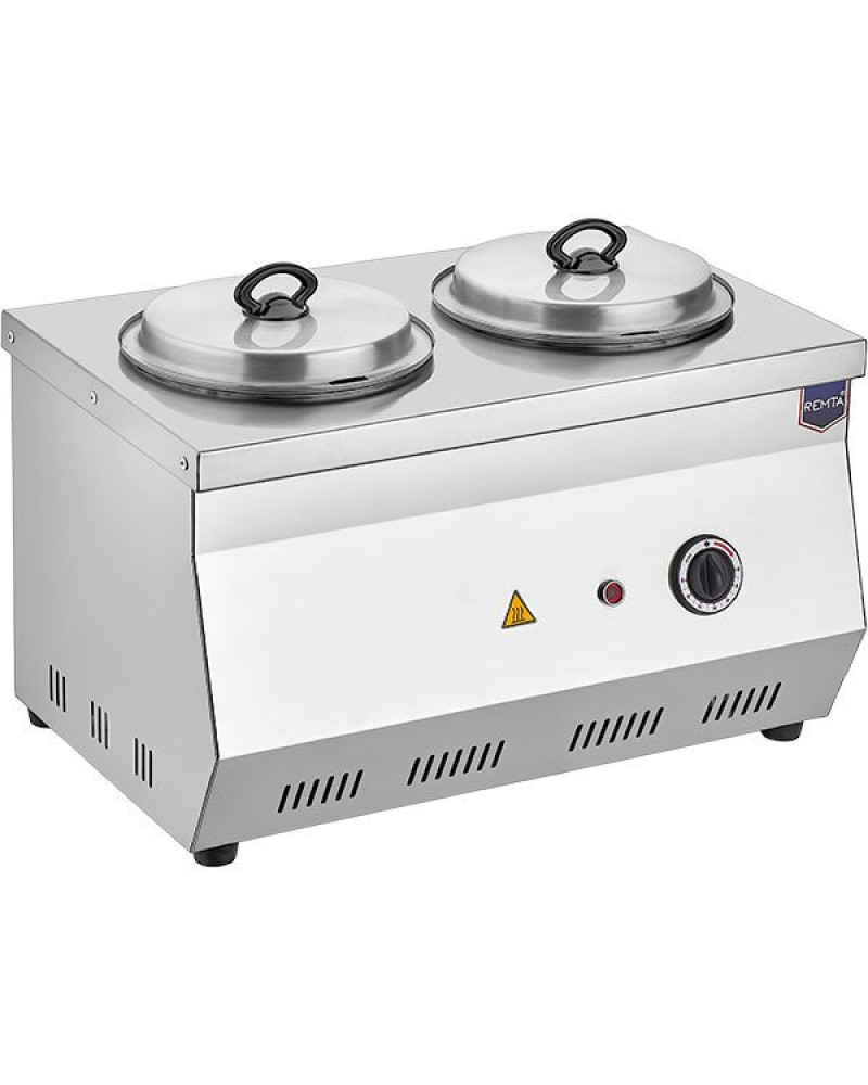 Double Soup Warmer 9+9 lt