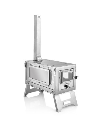 Stainless Steel Mini Folding Camping Stove - KM02 Stainless Steel Mini Folding Camping Stove - KM02