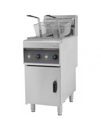 Twin Basket Professional Free standing Electric Fryer Twin tank 12kW 2x10 litres | TurcoBazaar DF10L2