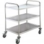 Commercial Serving/Service/Clearing Trolley Stainless steel 3 tier 810x460x900mm | TurcoBazaar RST3B