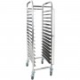 15 Tier Rack/Tray/Pan Trolley Stainless Steel 30xGN1/1 tray capacity | TurcoBazaar RT2115