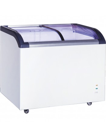 Commercial Display Chest freezer Curved sliding glass lid 190 litres | TurcoBazaar LVNT266