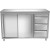 Commercial Worktop Floor Cupboard 3 drawers Right 2 sliding doors Stainless steel Width 1600x600x850mm | TurcoBazaar VTC166R3