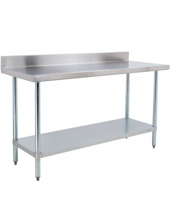 Commercial Stainless Steel Work Table Bottom shelf Upstand 2100x700x900mm | TurcoBazaar WT70210GB