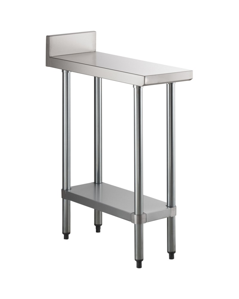 Commercial Stainless Steel Work Table Bottom shelf Upstand 450x700x900mm | TurcoBazaar WT7045GB