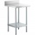 Commercial Stainless Steel Work Table Bottom shelf Upstand 600x600x900mm | TurcoBazaar WT6060GB