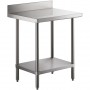 Commercial Stainless Steel Work Table Bottom shelf Upstand 900x700x900mm | TurcoBazaar WT7090GB