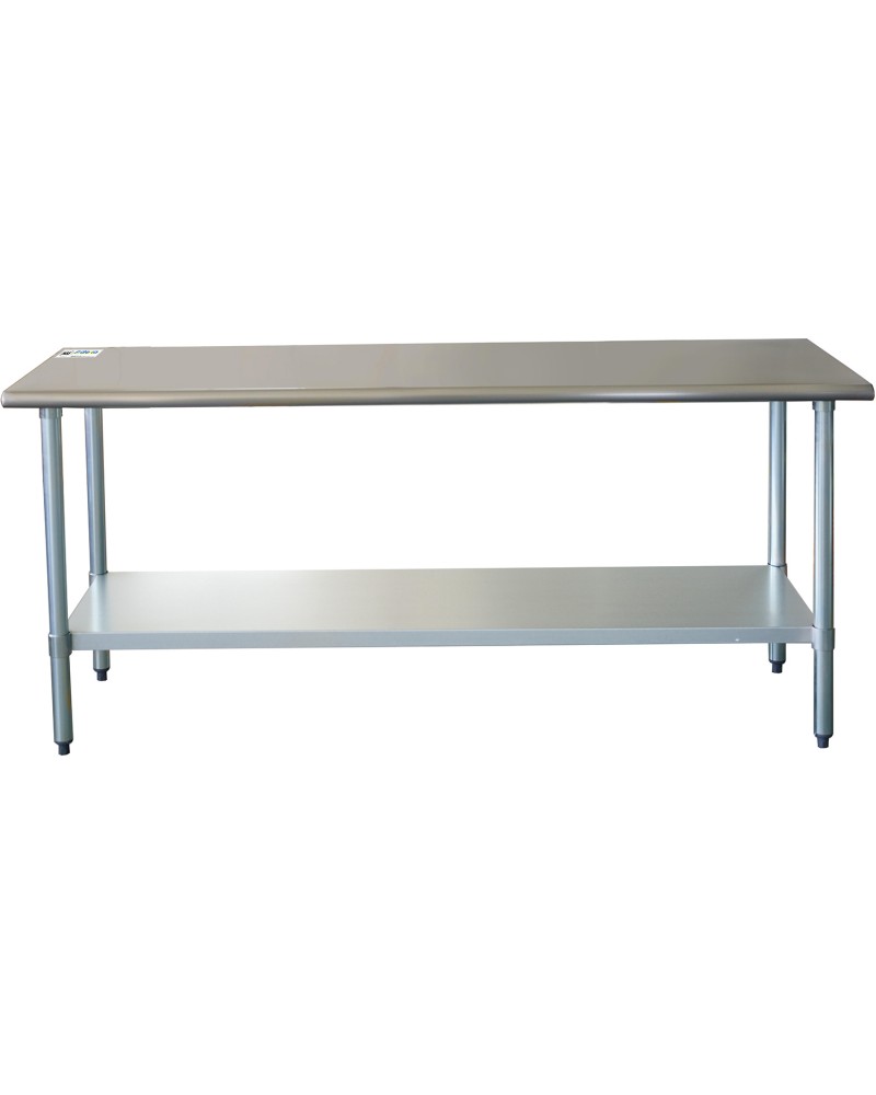 Commercial Work table Stainless steel Bottom shelf 1800x600x900mm | TurcoBazaar WTG600X1800