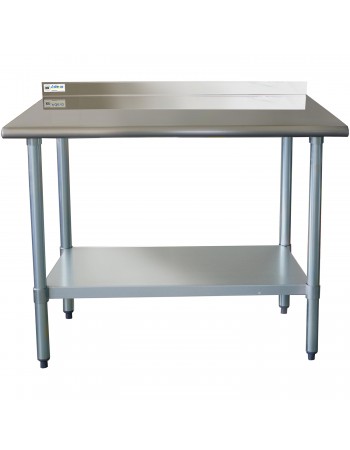 Commercial Work table Stainless steel Rear upstand Bottom shelf 600x600x900mm | TurcoBazaar WTG600X60050R