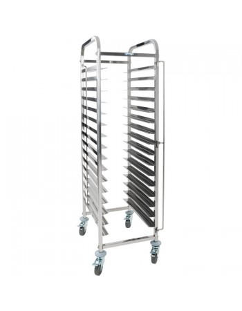 15 Tier Rack/Tray/Pan Trolley Stainless Steel 30xGN1/1 tray capacity |  RT2115