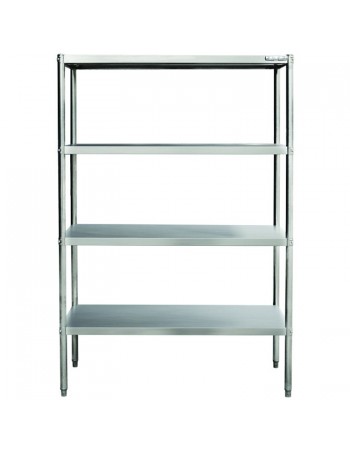 Professional Heavy Duty Shelving Unit Stainless steel Width 1000mm Depth 500mm 4 shelves |  VS1050S4