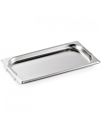 Stainless steel Gastronorm Pan with Handle GN1/4 Depth 20mm |  81420H