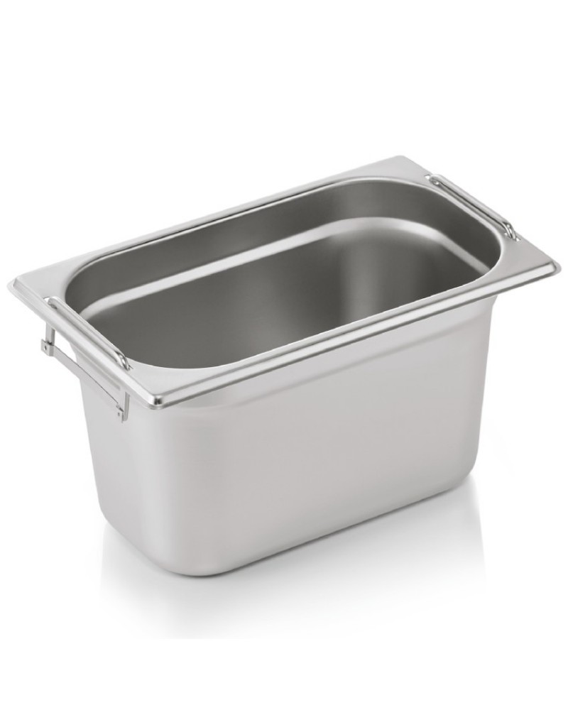 Stainless steel Gastronorm Pan with Handle GN1/4 Depth 150mm |  8146H