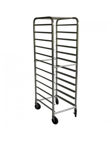 Rack/Tray/Pan Trolley Aluminium for 660x460x1753mm sheet pan 12 tier |  ALRK12 Rack/Tray/Pan Trolley Aluminium for 660x460x1753mm sheet pan 12 tier |  ALRK12
