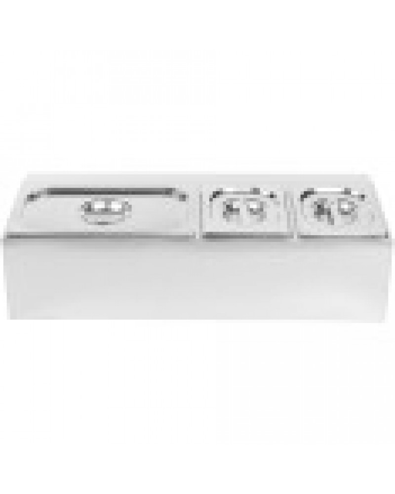 Commercial Condiment Holder including 2xGN1/6-150mm & 1xGN1/3-150mm pans & lids | CHD04AD2 Commercial Condiment Holder including 2xGN1/6-150mm & 1xGN1/3-150mm pans & lids | CHD04AD2