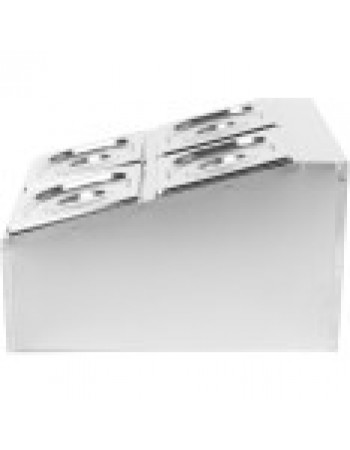 Commercial Condiment Holder including 4xGN1/6-150mm containers with lids Stainless steel | CHD04BD Commercial Condiment Holder including 4xGN1/6-150mm containers with lids Stainless steel | CHD04BD