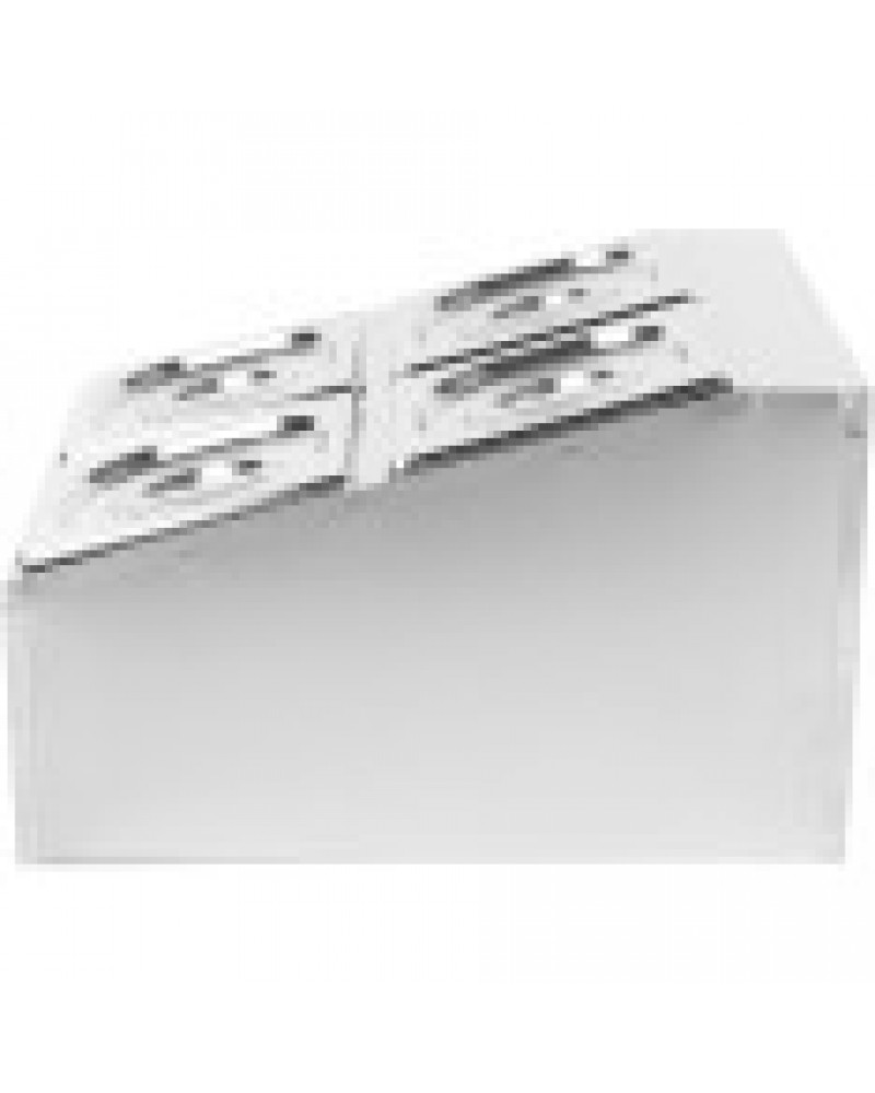 Commercial Condiment Holder including 4xGN1/6-150mm containers with lids Stainless steel | CHD04BD Commercial Condiment Holder including 4xGN1/6-150mm containers with lids Stainless steel | CHD04BD