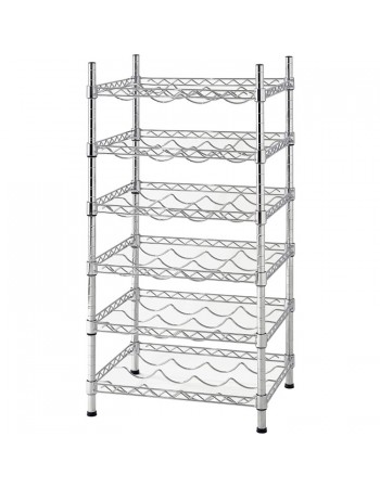 Commercial 6 Tier Wine Rack 450x350x900mm |  CJB1446